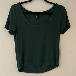 forever 21 green shirt